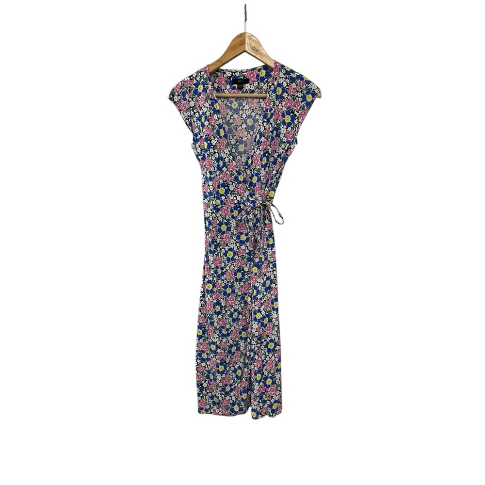 J Crew Fabrizia Floral Ditsy Wrap Dress XXSP